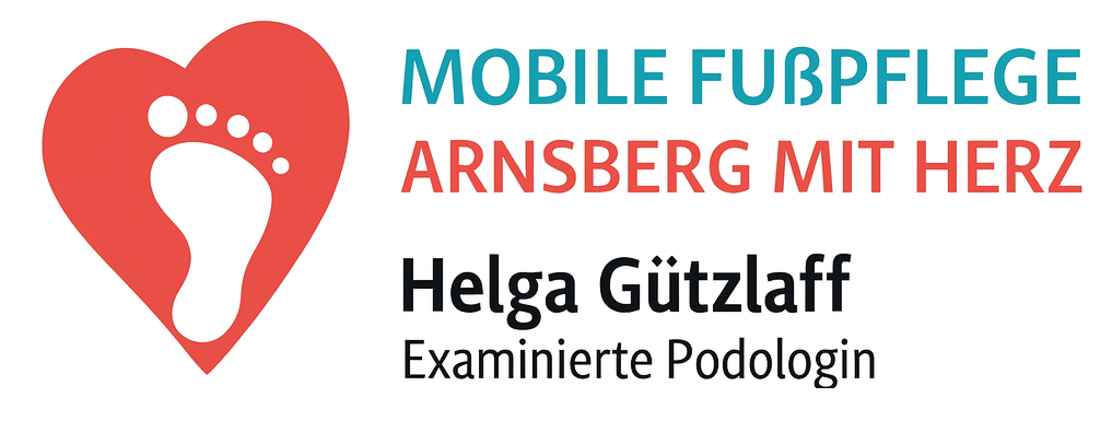 Mobile Fußpflege Arnsberg mit Herz